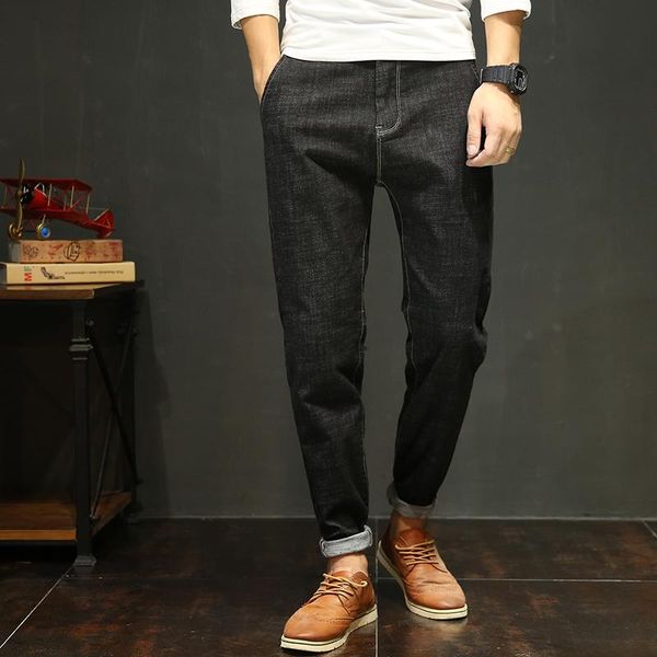 2019 autumn/winter trend harlan jeans male elastic loose big-size pants black men's small feet trousers mw115, Blue
2019 autumn/winter trend harlan jeans male elastic loose big-size pants black men's small feet trousers mw115, Blue