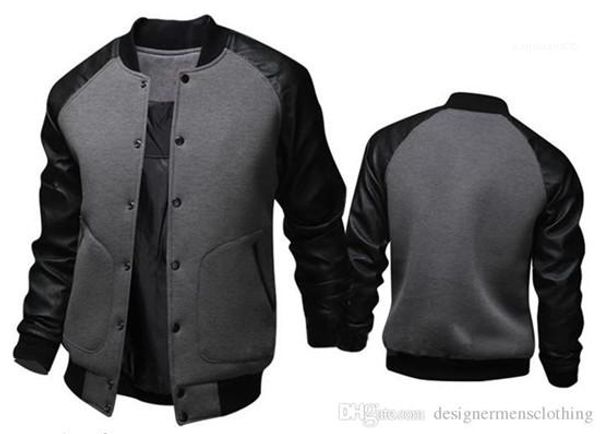 coats sports panelled leather single breasted mens outerwear mens jackets stand collar long sleeve baseballl mens, Black;brown
coats sports panelled leather single breasted mens outerwear mens jackets stand collar long sleeve baseballl mens, Black;brown