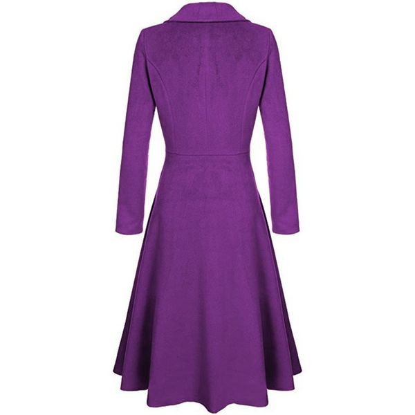 winter wool warm casual office ladies plus size women long trench coats slim lapel pleated button autumn retro female overcoats, Tan;black
winter wool warm casual office ladies plus size women long trench coats slim lapel pleated button autumn retro female overcoats, Tan;black