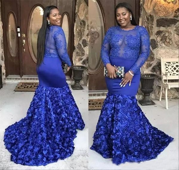 royal blue mermaid prom dress for black girl long sleeves applique mermaid african formal plus size evening gowns custom made party dress
royal blue mermaid prom dress for black girl long sleeves applique mermaid african formal plus size evening gowns custom made party dress