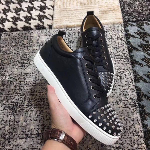 new luxury lace up luxury brands men,women casual shoes women red bottom sneakers,walking flat party dress eur35-47, Black
new luxury lace up luxury brands men,women casual shoes women red bottom sneakers,walking flat party dress eur35-47, Black