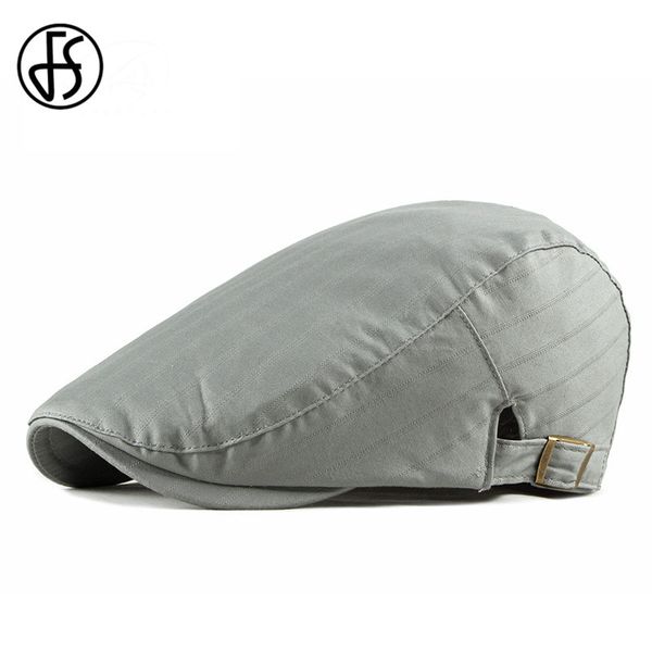 fs 2020 new cotton breathable adjustable beret caps for men summer spring classic retro outdoor sunscreen comfortable sun cap, Blue;gray
fs 2020 new cotton breathable adjustable beret caps for men summer spring classic retro outdoor sunscreen comfortable sun cap, Blue;gray