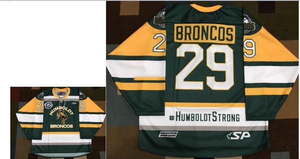real men real full embroidery #29 humboldt broncos green broncos #humboldtstrong hockey jersey or custom any name or number hockey jersey, Black;red
real men real full embroidery #29 humboldt broncos green broncos #humboldtstrong hockey jersey or custom any name or number hockey jersey, Black;red