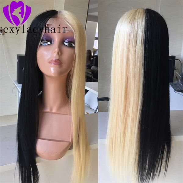 fashion ombre lace front synthetic wigs for women black 613 blonde lace front wig brazilian hair cosplay
fashion ombre lace front synthetic wigs for women black 613 blonde lace front wig brazilian hair cosplay