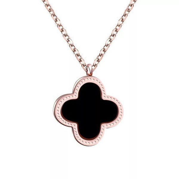 wholesale 2019 fashion four-leaf clover stainless steel pendant for ladies new brand jewelry, White
wholesale 2019 fashion four-leaf clover stainless steel pendant for ladies new brand jewelry, White