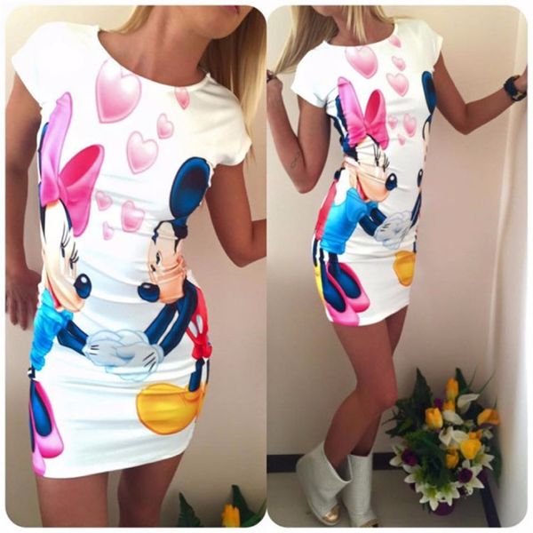 summer fashion mini dress casual round neck short sleeve slim elegant elegant ladies dress large size print cute mouse dress, Black;pink
summer fashion mini dress casual round neck short sleeve slim elegant elegant ladies dress large size print cute mouse dress, Black;pink