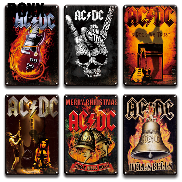 acdc band rock n roll plaque metal tin sign vintage man cave bar pub home decor retro living room wall art metal poster signs
acdc band rock n roll plaque metal tin sign vintage man cave bar pub home decor retro living room wall art metal poster signs