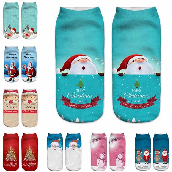 2019 new merry christmas series 3d printing socks cartoon santa claus elk snowman sokken low cut ankle sox
2019 new merry christmas series 3d printing socks cartoon santa claus elk snowman sokken low cut ankle sox