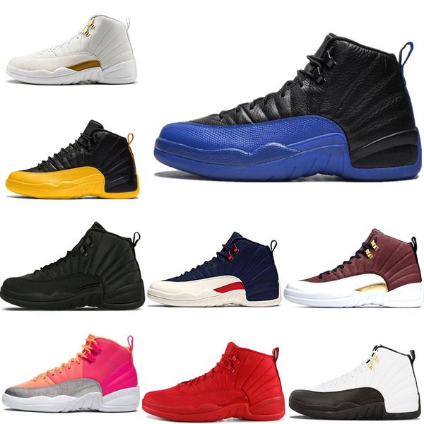 2019 Michigan Men Basketball Shoes 12 Pink Lemonade Bordeaux Dark Grey Flu Game Playoff 12s Mens Womens Trainers Sports Sneakers Size 36-47
2019 Michigan Men Basketball Shoes 12 Pink Lemonade Bordeaux Dark Grey Flu Game Playoff 12s Mens Womens Trainers Sports Sneakers Size 36-47
