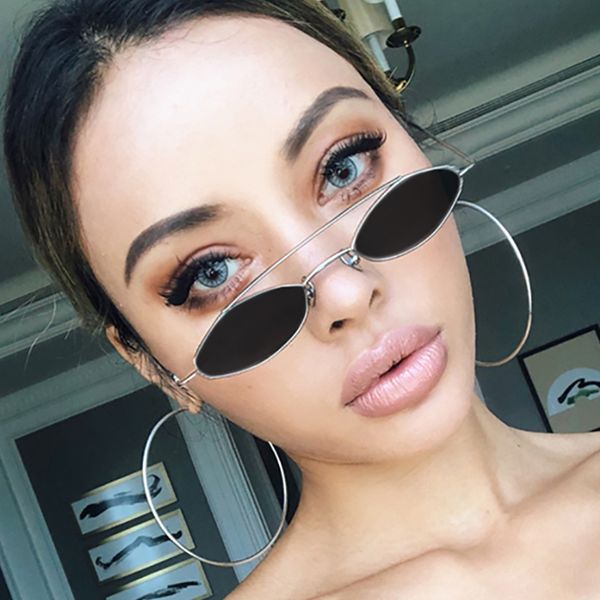 metal frame women cat eye sunglasses cute irregular summer retro small frame black red cateye sun glasses uv400, White;black
metal frame women cat eye sunglasses cute irregular summer retro small frame black red cateye sun glasses uv400, White;black