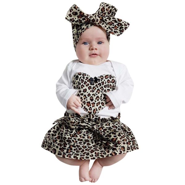 2019 new lovely newborn clothes toddler infant baby girl romper long floral pants 3pcs outfit leopard heart sets #ew, White
2019 new lovely newborn clothes toddler infant baby girl romper long floral pants 3pcs outfit leopard heart sets #ew, White