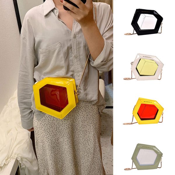 women's clear bag saddle bag girl fresh candy color simple wild shoulder messenger bags fashion transparent pouch bolsa feminina
women's clear bag saddle bag girl fresh candy color simple wild shoulder messenger bags fashion transparent pouch bolsa feminina