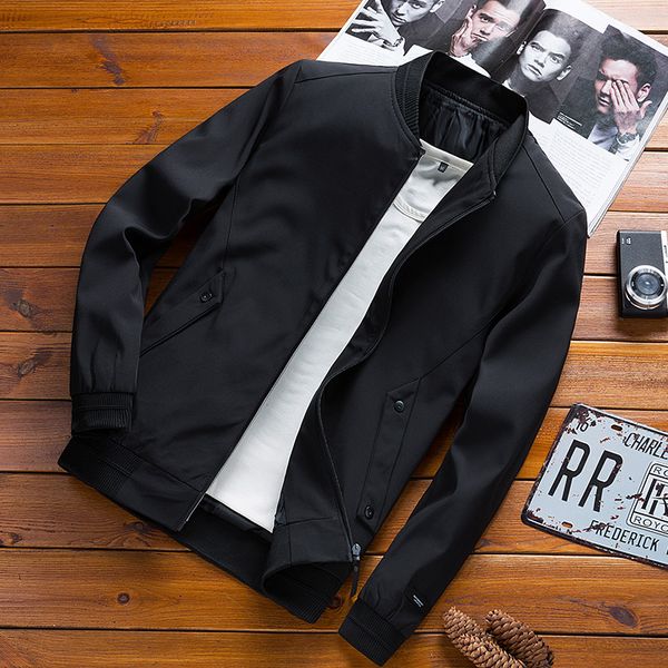 man brand clothing male casual outwear coat slim windbreaker jacket mens bomber piolt jacket, Black;brown
man brand clothing male casual outwear coat slim windbreaker jacket mens bomber piolt jacket, Black;brown