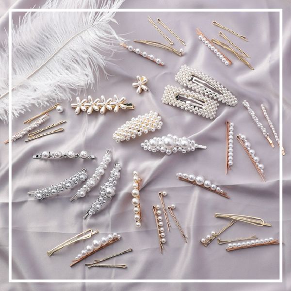 2019 fashion retro pearl hairpin word clip korean temperament classic trend simple headwear female hair accessories jewelry, Golden;white
2019 fashion retro pearl hairpin word clip korean temperament classic trend simple headwear female hair accessories jewelry, Golden;white