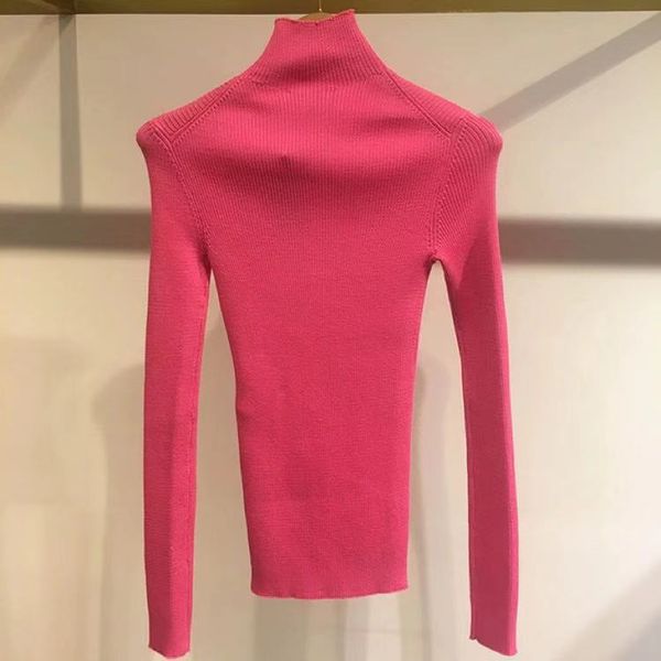 2019 fall and winter high neck long sleeve high elastic women slim bottoming sweater, White;black
2019 fall and winter high neck long sleeve high elastic women slim bottoming sweater, White;black