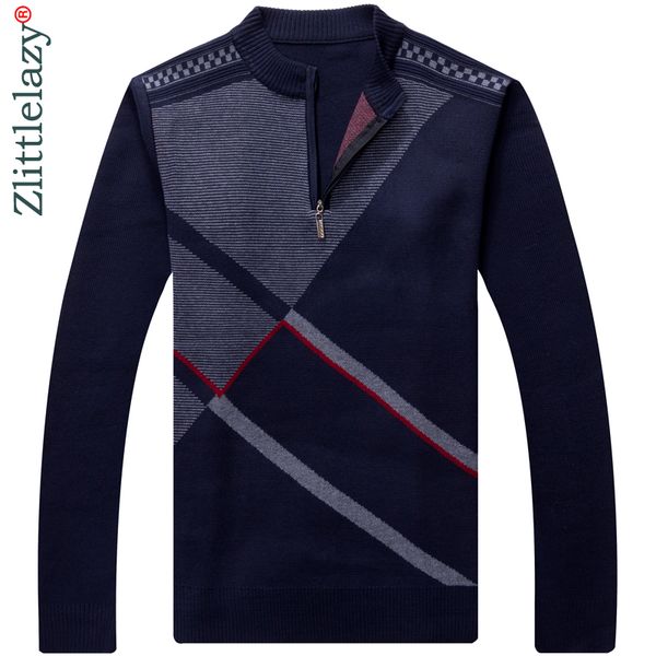 2018 zipper fashion pullover striped men sweater dress thick jersey knitted sweaters mens wear slim fit knitwear warm winter 401, White;black
2018 zipper fashion pullover striped men sweater dress thick jersey knitted sweaters mens wear slim fit knitwear warm winter 401, White;black