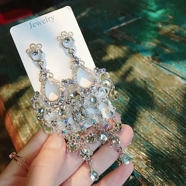 mwsonya new vintage luxury colorful crystal waterdrop flower dangle earrings for women students elegant tassel party jewelry, Golden
mwsonya new vintage luxury colorful crystal waterdrop flower dangle earrings for women students elegant tassel party jewelry, Golden