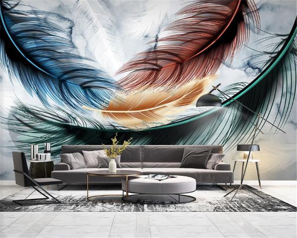 3d european leaves wallpaper nordic modern minimalist color feather tv sofa background wall silk mural wallpaper
3d european leaves wallpaper nordic modern minimalist color feather tv sofa background wall silk mural wallpaper