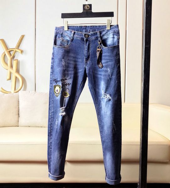 2020 mens ripped skinny jeans fashion designer mens skinny jeans motorcycle biker causal mens denim pants hip hop biker jeans, Blue
2020 mens ripped skinny jeans fashion designer mens skinny jeans motorcycle biker causal mens denim pants hip hop biker jeans, Blue