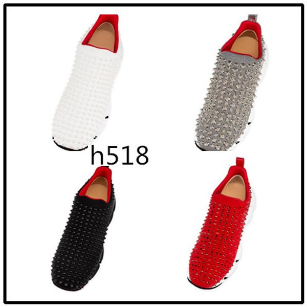 with box krystal spike sock donna sneakers designer mens red bottoms shoes womens rivet flat shoes 4, Black
with box krystal spike sock donna sneakers designer mens red bottoms shoes womens rivet flat shoes 4, Black