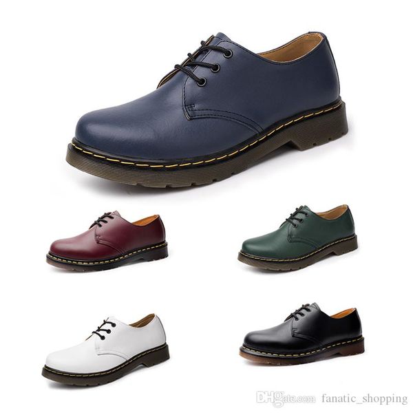 высокое качество no-brand low-top обувь martin мужчины женщины boots британский инструментальное стиль белый черный красный зеленый синий об, Black
высокое качество no-brand low-top обувь martin мужчины женщины boots британский инструментальное стиль белый черный красный зеленый синий об, Black