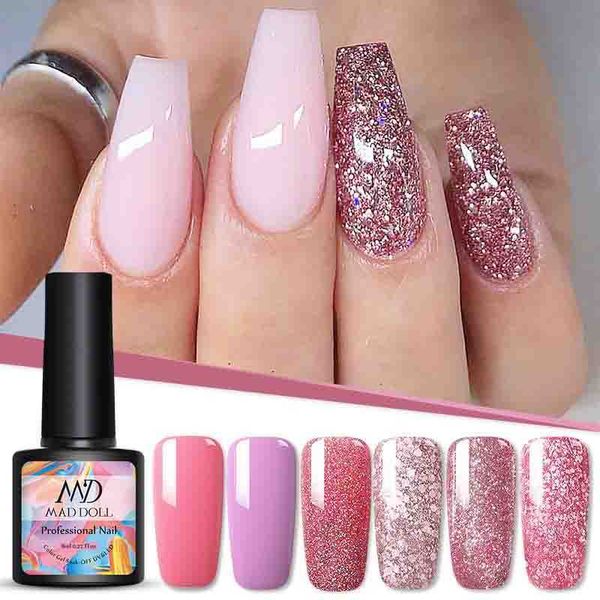 mad doll 8ml uv gel nail polish rose gold glitter sequins soak off uv gel varnish color nail polish diy art lacquer, Red;pink
mad doll 8ml uv gel nail polish rose gold glitter sequins soak off uv gel varnish color nail polish diy art lacquer, Red;pink