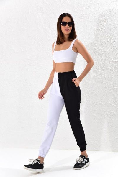 cool & women waist elasticized pockets tracksuit mg1018, Black;blue
cool & women waist elasticized pockets tracksuit mg1018, Black;blue