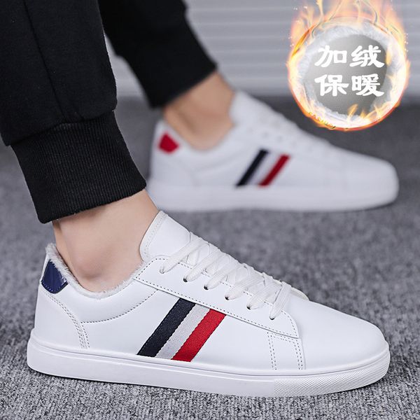 2019 autumn and winter new style men plus velvet white shoes outdoor warm low athletic shoes korean-style versatile casual b, Black
2019 autumn and winter new style men plus velvet white shoes outdoor warm low athletic shoes korean-style versatile casual b, Black