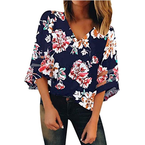 new summer blouse sheer shirt women floral boho clothing thin 3/4 bell sleeve casual loose transparente roupa feminina, White
new summer blouse sheer shirt women floral boho clothing thin 3/4 bell sleeve casual loose transparente roupa feminina, White