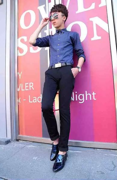 handsome spring new korean lacquer leather bright face british pointed leather shoes men's nightclub fashion stylist tide shoes wedding, Black
handsome spring new korean lacquer leather bright face british pointed leather shoes men's nightclub fashion stylist tide shoes wedding, Black