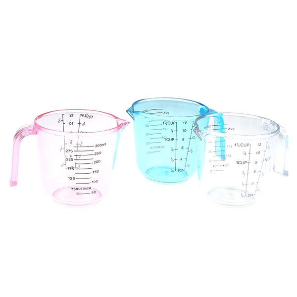 300ml plastic measuring cups liquid milk measuring cup jug pour spout measuring tools with handles
300ml plastic measuring cups liquid milk measuring cup jug pour spout measuring tools with handles