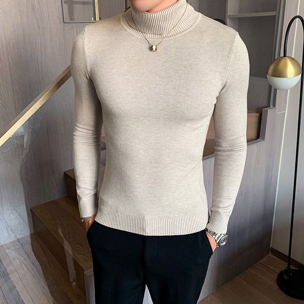men's turtleneck solid sweater knit slim fit long sleeve clothes wool polyester teen fashion clothing, White;black
men's turtleneck solid sweater knit slim fit long sleeve clothes wool polyester teen fashion clothing, White;black