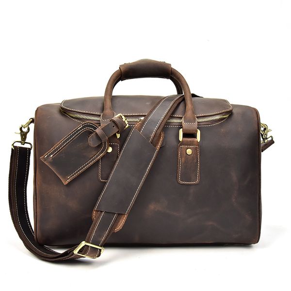 duffel bags vintage zipper solid men genuine leather travel duffle large bag organizer luggage
duffel bags vintage zipper solid men genuine leather travel duffle large bag organizer luggage