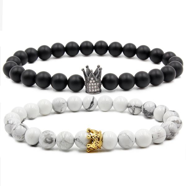valentine's day for his and her bracelets distance from black and white beads cz crown prince charming stone bracelet lovers, Golden;silver
valentine's day for his and her bracelets distance from black and white beads cz crown prince charming stone bracelet lovers, Golden;silver