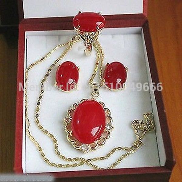 gt;>>>latest fashion jewelry red jade pendants, earrings , rings 7-9 # set, Black
gt;>>>latest fashion jewelry red jade pendants, earrings , rings 7-9 # set, Black