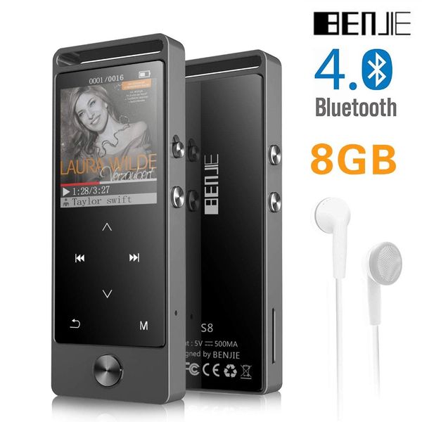 mp3 player with bluetooth 8gb portable music player with fm radio with earphones, touch button hifi lossless metal audio player
mp3 player with bluetooth 8gb portable music player with fm radio with earphones, touch button hifi lossless metal audio player