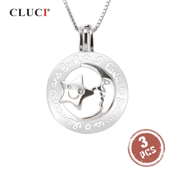 cluci 3pcs round silver 925 moon and star pendant for women 925 sterling silver mothers' day gift pearl locket
cluci 3pcs round silver 925 moon and star pendant for women 925 sterling silver mothers' day gift pearl locket
