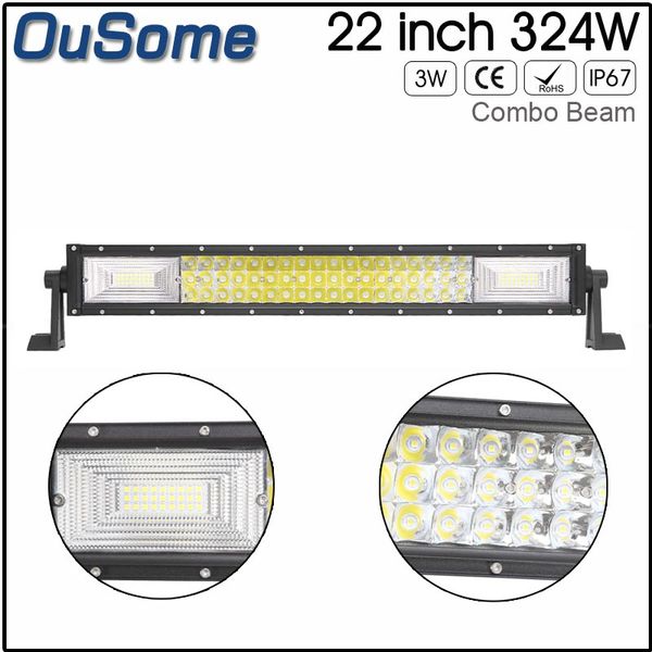 ce rohs 22 inch 324w off road 4x4 led light bar work driving 10-30v for wrangler truck tractor utv atv suv boat
ce rohs 22 inch 324w off road 4x4 led light bar work driving 10-30v for wrangler truck tractor utv atv suv boat