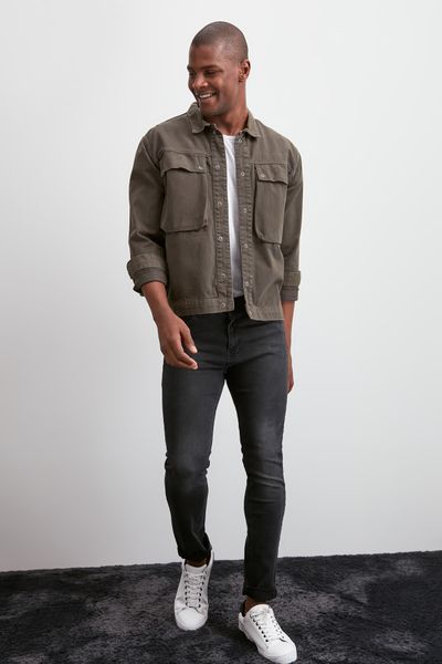 trendyol male skinny jeans tmnaw20je0412, Blue