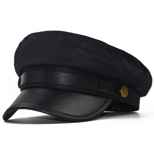 pu leather brim cotton hats for women french style beret cap female cool baseball cap black visor hat gorras casquette, Blue;gray
pu leather brim cotton hats for women french style beret cap female cool baseball cap black visor hat gorras casquette, Blue;gray