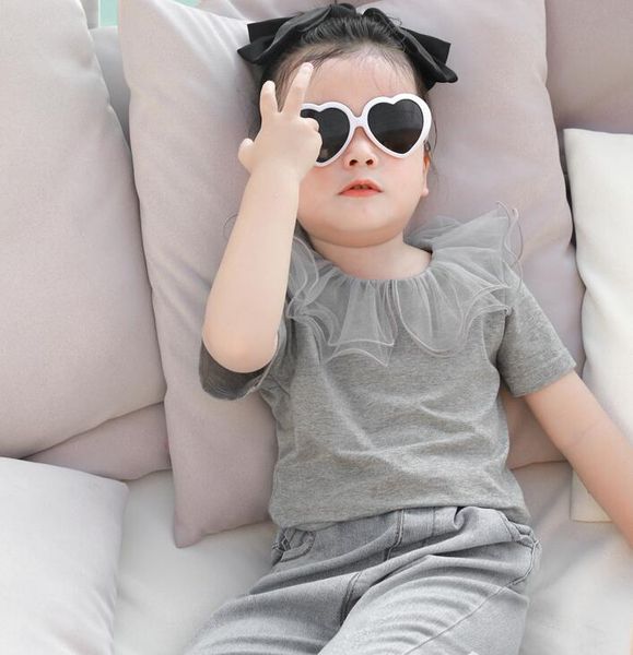 2020 new girls ruffles t-shirt summer short sleeve cotton fashion girls 1-6t ho892, Blue
2020 new girls ruffles t-shirt summer short sleeve cotton fashion girls 1-6t ho892, Blue