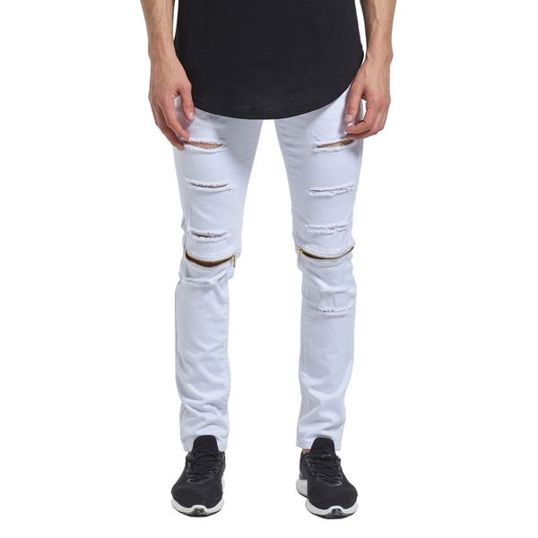 europe and america fashion with holes white men's jeans high street trend hip hop zipper decorations star style jeans, Blue
europe and america fashion with holes white men's jeans high street trend hip hop zipper decorations star style jeans, Blue