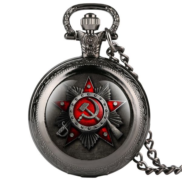 antique watches bronze/black/silver/gold communism symbol sickle hammer design quartz pocket watch souvenir collection necklace chain clock, Slivery;golden
antique watches bronze/black/silver/gold communism symbol sickle hammer design quartz pocket watch souvenir collection necklace chain clock, Slivery;golden
