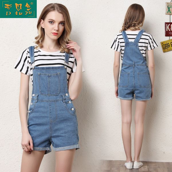 cowboy suspender pants 2019 summer new style revers high waist jeans slimming cowboy camisole large size shorts korean-style, Blue
cowboy suspender pants 2019 summer new style revers high waist jeans slimming cowboy camisole large size shorts korean-style, Blue