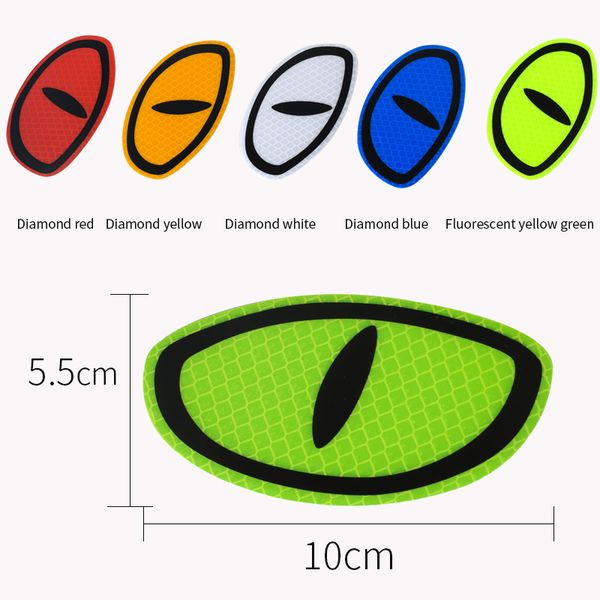 2pcs car reflective strip stickers cat eyes anti-collision warning mark for motorcycle styling decoration decal driving safety
2pcs car reflective strip stickers cat eyes anti-collision warning mark for motorcycle styling decoration decal driving safety