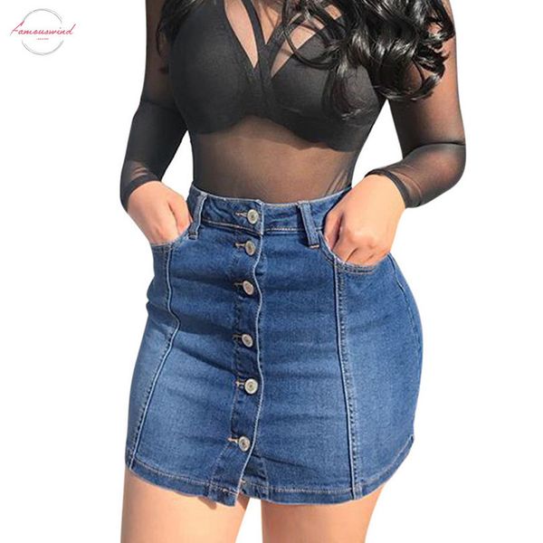 womens skirt skirts faldas jupe femme shein women high waist button down single breast skinny denim mini short pencil skirt 50, Black
womens skirt skirts faldas jupe femme shein women high waist button down single breast skinny denim mini short pencil skirt 50, Black