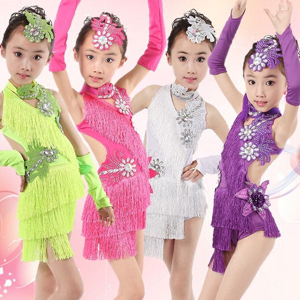 child kid children professional latin dance dress for girls ballroom dancing dresses for kids red sequin fringe salsa tassel, Black;red
child kid children professional latin dance dress for girls ballroom dancing dresses for kids red sequin fringe salsa tassel, Black;red