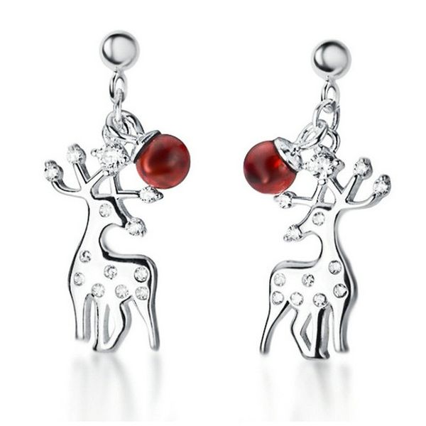 river real s925 sterling silver women small stud earrings cute animals deer charm girl earring jewelry friends gifts 1pair, Golden;silver
river real s925 sterling silver women small stud earrings cute animals deer charm girl earring jewelry friends gifts 1pair, Golden;silver