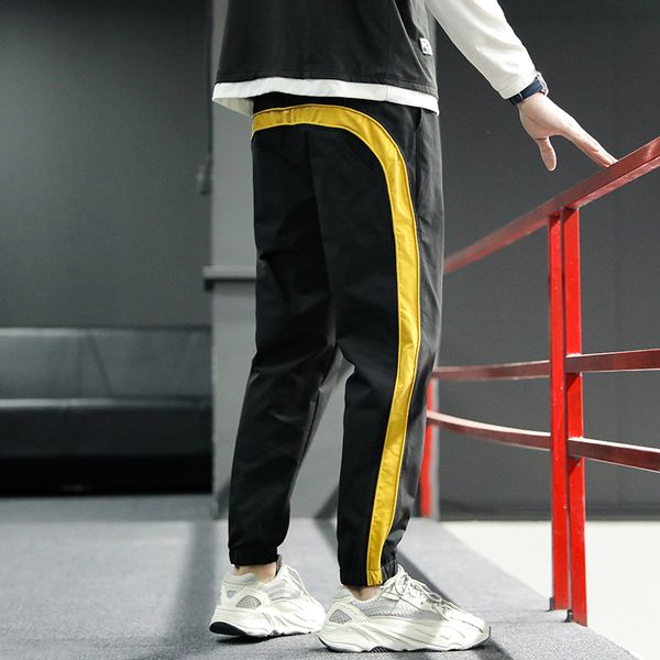 casual hip hop joggers cargo pants for men block hit color pocket track pants male trousers sweatpants streetwear, Black
casual hip hop joggers cargo pants for men block hit color pocket track pants male trousers sweatpants streetwear, Black