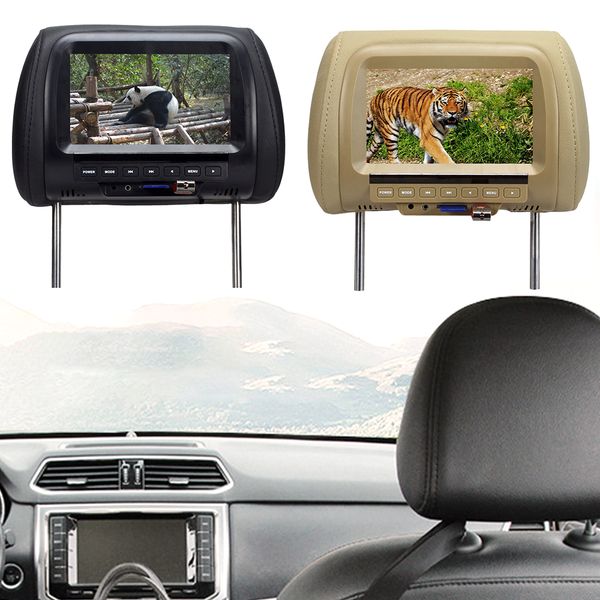 universal 7 inch car headrest mp4 monitor / multi media player / seat back mp4 usb sd mp3 mp5 fm built-in speakers player
universal 7 inch car headrest mp4 monitor / multi media player / seat back mp4 usb sd mp3 mp5 fm built-in speakers player
